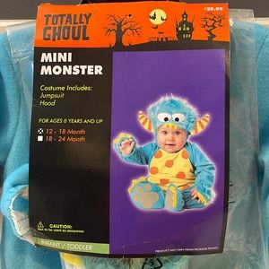 Mini monster infant costume